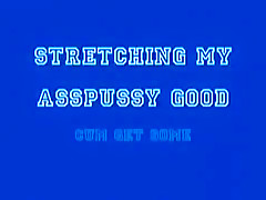 2 DILDOS FOR MY ASSPUSSY