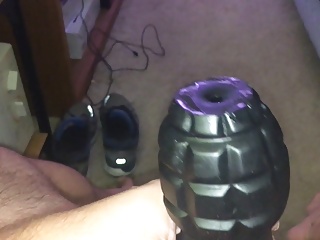 bear solo fucking asshole stroker