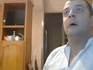 Sexy chub wanking