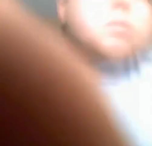 Sexy chubby found a new toy for his cock