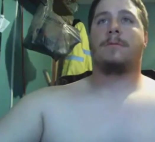 Sexy chubby wanking with his tight toy