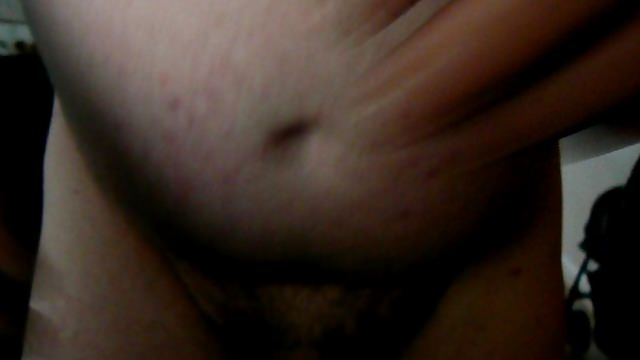 Fat Man, Small Cock, Cum Shot