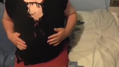 Skirt and panties display
