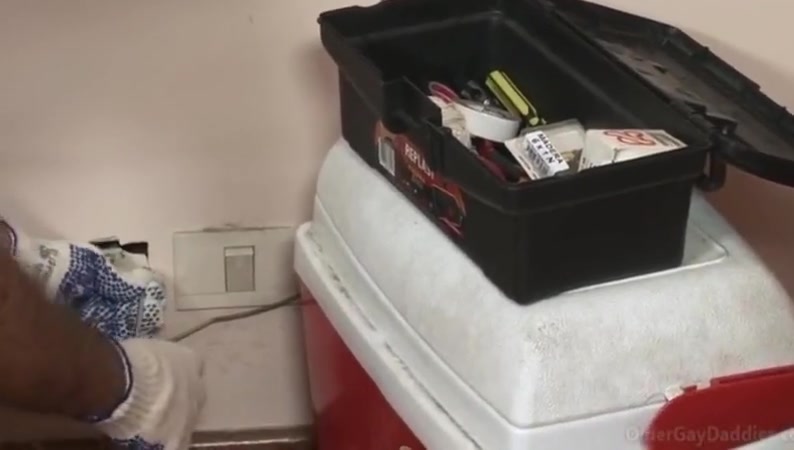 Seducing the electrician.