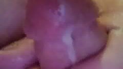Chubby guy jerks