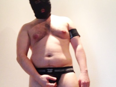 Flauros Bear: chubby bear working out and cumming big load