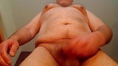older chubby gay man loves to show himself