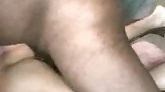 Black chubby with huge cock