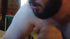 Chubby bear sucks chubby bear small cock till huge cum