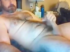 horny bear on cam #cock hairy hair mature