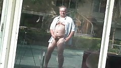 Str8 chubby dad loves to cums outside (01)