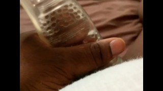 Black Chub First Time with Fleshlight