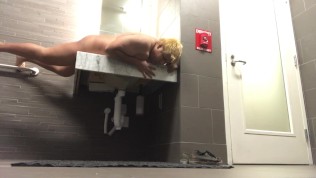 Jerkin’ In The Mall Restroom